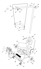 Fig-0 Diagram and Parts List for CP87029  Chicago Pneumatic Miscellaneous